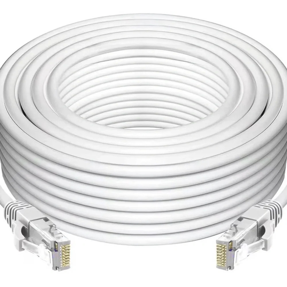 White Ethernet Cable